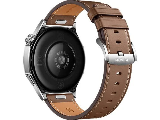 HUAWEI Watch GT 5 okosóra, barna bőr szíj, 46mm